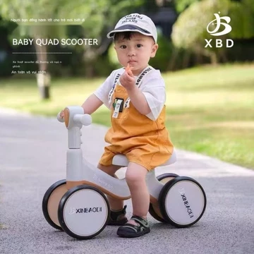 Xe cân bằng trẻ em nhẹ và nhỏ gọn, xe scooter cho bé, xe tập đi, 4 bánh, 2-3 tuổi, xe tập đi cho bé