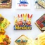 Nhãn dán từ tính bốn chú thỏ Mexico