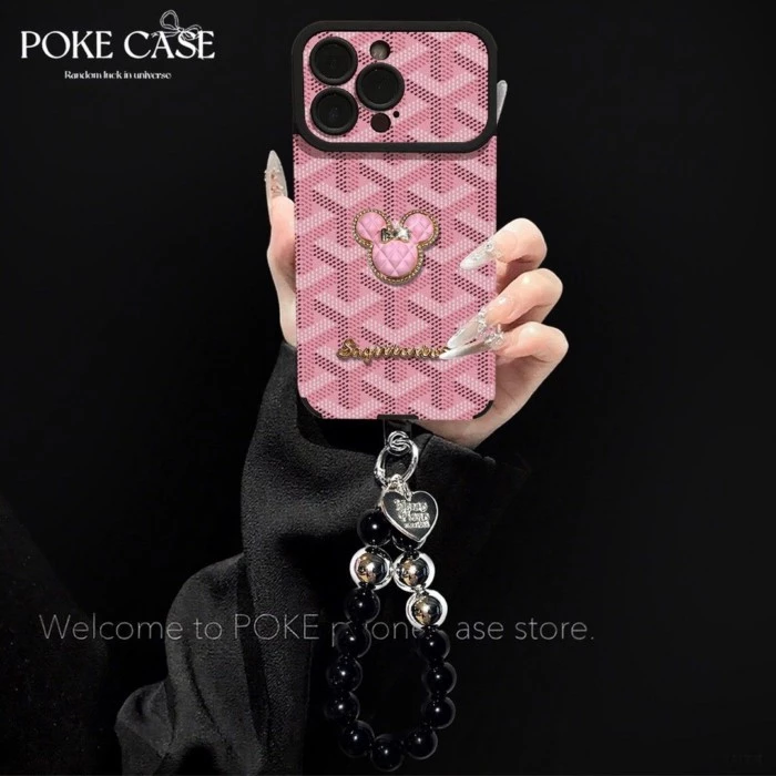 [Phụ kiện điện thoại di động Vỏ điện thoại] Vỏ điện thoại Apple 17 màu hồng toàn màn hình iPhone16ProMax Vỏ điện thoại 12Pro / 11 Vỏ mềm cao cấp Nữ