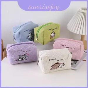 Pompompurin Cinnamoroll Bộ sắp xếp lưu trữ mềm có vải nhung cho và học sinh bé gái