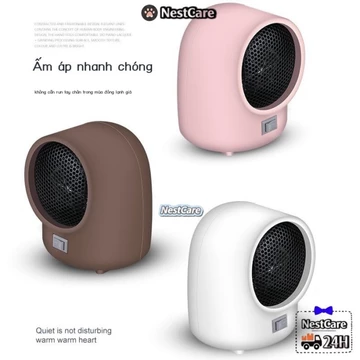 Quạt nhỏ sưởi ấm máy tính để bàn văn phòng mini lò sưởi gia đình quạt nhỏ sưởi ấm ký túc xá