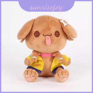 Búp bê sang trọng mềm mại Inugami Korone với sợi Polyester cho trẻ em và những người yêu thích đồ chơi sang trọng
