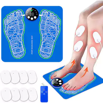 Thông Minh EMS Máy Mát Xa Chân Xung Vật Lý Trị Liệu Miếng Lót Micro Hiện Tại Máy Mát Xa Châm Cứu Máy Mát Xa Chân