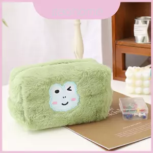 Túi trang điểm lưu trữ lông tơ với thiết kế in hình thỏ Lotso để làm quà tặng hàng ngày và sử dụng
