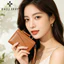 BAELLERRY Ví đựng thẻ nữ có vỏ bọc bằng da và lưu trữ tiền xu cho chuyến đi chơi thông thường