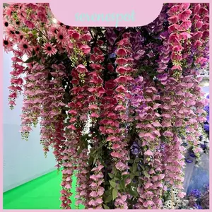 Hoa chuông gió giả Monet Garden dùng để chụp ảnh sân khấu đám cưới và phòng thu