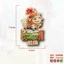 Nhãn dán từ tính vali cừu dễ thương Tân Cương