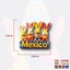 Nhãn dán từ tính bốn chú thỏ Mexico