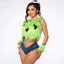 Nhân Vật Grinch Bộ Cosplay Với Vải Polyester Cho Trang Phục Trò Chơi Ảo Và Người Hâm Mộ