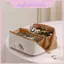 Dụng cụ sắp xếp trang điểm hình khối có tay cầm di động để du lịch và sử dụng Vanity
