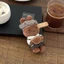 Miffy Rabbit Bánh mì Đầu bếp Thỏ Sang trọng Búp bê Mặt dây chuyền Búp bê Dễ thương Túi Trang trí