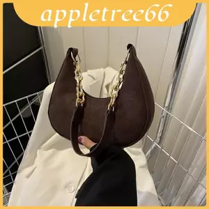 Túi đeo chéo nhỏ phong cách đường phố bằng len có trang phục bỏ túi bên trong cho hàng ngày