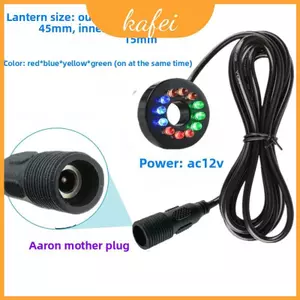 Đèn Led chống nước đài phun nước với nhiều lựa chọn màu sắc cho bể cá và tính năng nước chiếu sáng