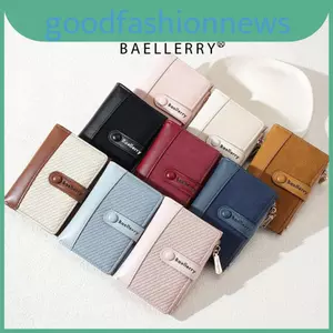 Ví Nữ Baellerry Với Dung Tích Mở Rộng Và Họa Tiết Khối Màu Để Sử Dụng Thường Ngày Và Văn Phòng