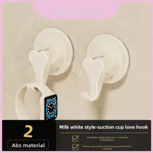 Móc treo tường hút bằng nhựa không khoan cho phòng tắm Hỗ trợ nhà bếp Tải trọng nặng