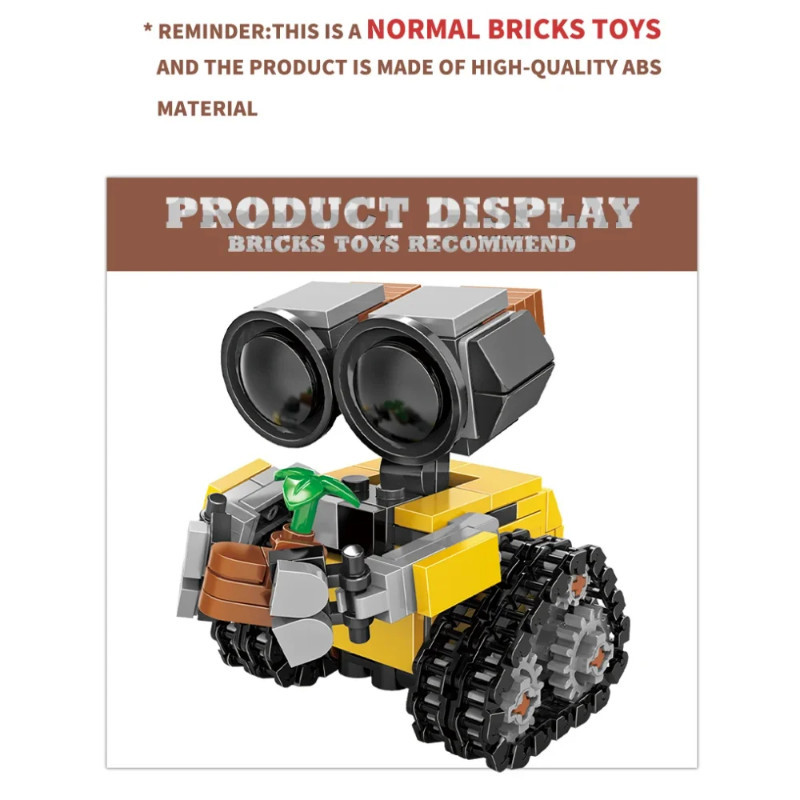 Phim khoa học viễn tưởng Robot Wall E, Búp bê khối xây dựng MOC, Lưới ...