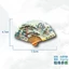 Nhãn dán từ tính hình quạt sương mù An Huy Huangshan