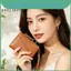 BAELLERRY Ví đựng thẻ nữ có vỏ bọc bằng da và lưu trữ tiền xu cho chuyến đi chơi thông thường