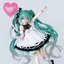 Miku Anime Hatsune Girl Pvc Model với chi tiết sưu tập dành cho người hâm mộ Trang trí bàn làm việc và