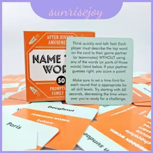 Fast Speak Think Fast Card Game dành cho trẻ em và người lớn để tăng cường giao tiếp phối hợp và mắt tay