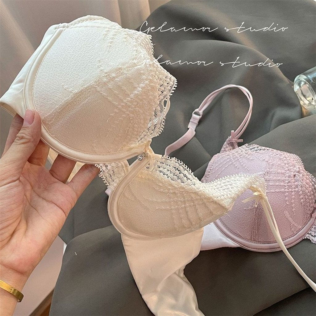 Áo lót nữ phong cách mới với cốc mỏng giúp ngực nhỏ gọn và chống chảy xệ, ren gợi cảm