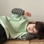 Quần áo trẻ em Hàn Quốc mùa xuân áo len bé trai phong cách mới cotton nguyên chất phong cách