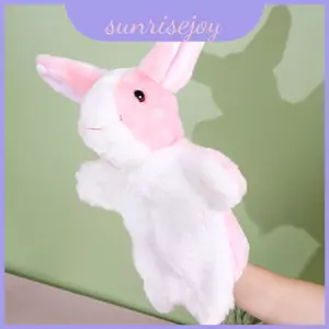 Con rối tay thỏ an toàn sang trọng cho bé bằng sợi Polyester cho thời gian chơi thoải mái và