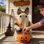 Trang trí Halloween ma và hình bí ngô sang trọng với bông Pp cho chủ đề phòng trẻ em Halloween
