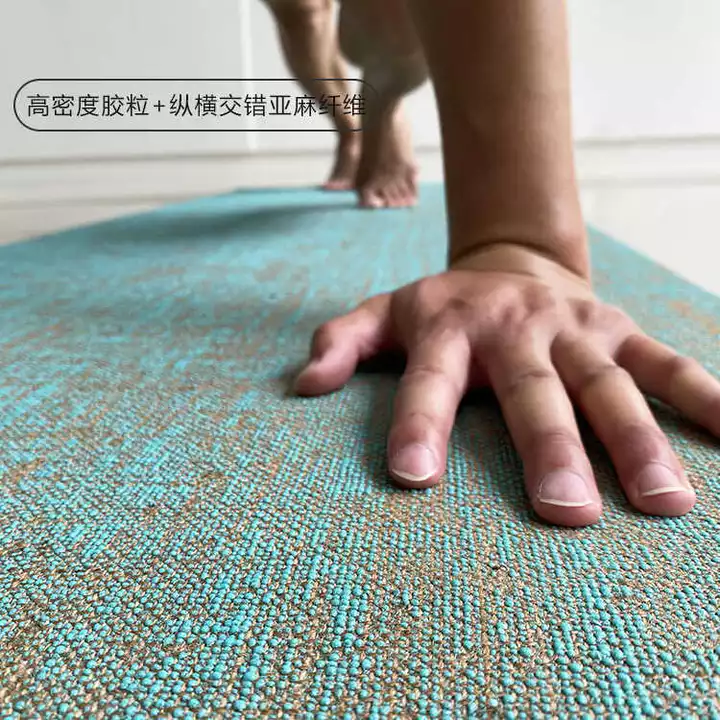 Thảm vải lanh Thảm tập yoga đay tự nhiên Thảm tập yoga tự nhiên Thân thiện với môi trường Thảm tập yoga đay tự nhiên Thảm tập thể dục có thể tùy chỉnh – 4