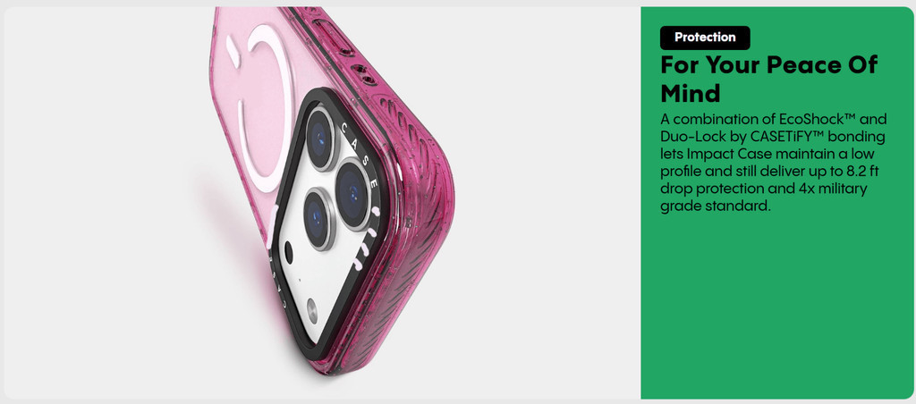 CASECASE X Tiêu Đỏ Cam Trong Suốt Cứng Hút Từ Tính Tác Động Dành Cho ...