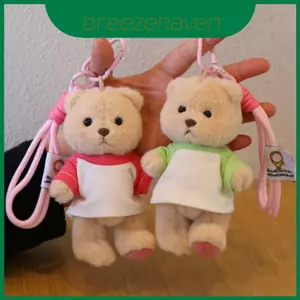 Gấu Đồ Chơi Nhồi Bông Teddy Đáng Yêu Với Áo Phông Nhiều Màu Sắc Và Móc Khóa Dành Cho Trẻ Em Và Người Hâm Mộ Sang Trọng