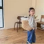 quần ống rộng trẻ em mới, quần chín điểm, quần ren bé gái mùa xuân mới, quần rộng rãi và sành