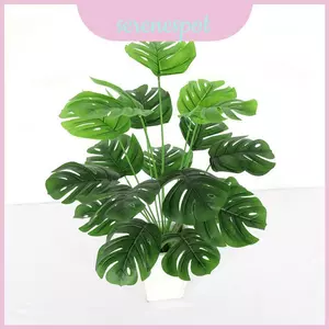 Tác phẩm nghệ thuật treo tường thực vật hiện đại với lá nhựa cho phong cách Bắc Âu Trang trí quà tặng trong nhà và