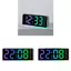 Đồng hồ báo thức kỹ thuật số chất liệu Abs có đèn chiếu sáng Rgb và màn hình phòng ngủ 24 giờ cho