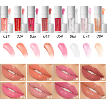 HelloKiss Dudu Lip Oil Hydrating Glossy Transparent Lip Gloss Water Glass Lip Glaze Lip Oil
