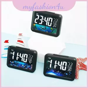 Đồng hồ báo thức điện tử trẻ em có màn hình Lcd Nhiệt độ và đèn ngủ để trang trí phòng ngủ