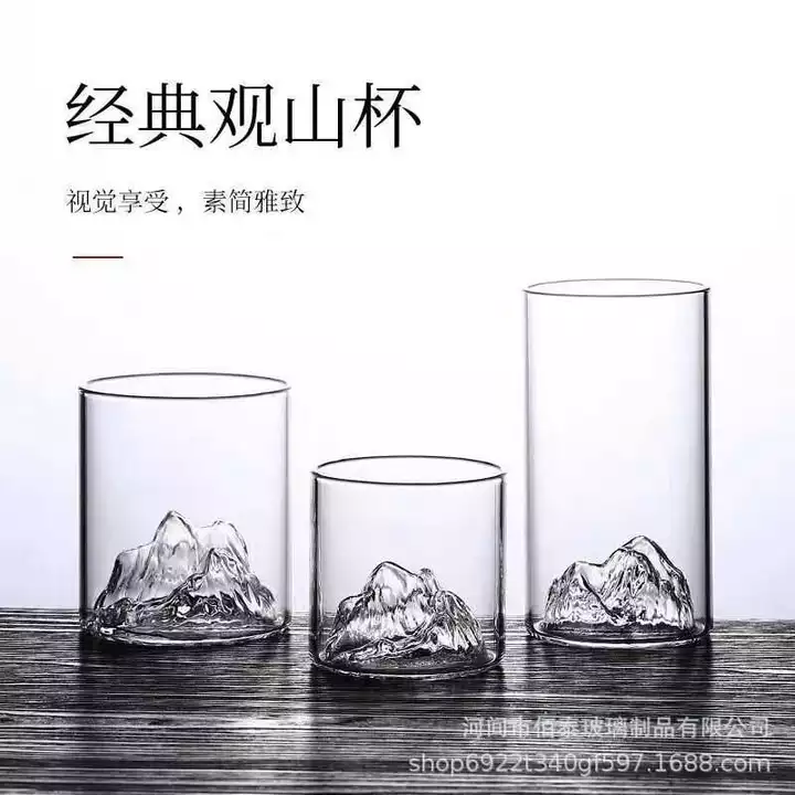 Phong Cách Nhật Bản Núi Phú Sĩ Thủy Tinh Sáng Tạo Xem Thủy Tinh Whisky Thủy Tinh Cà Phê Thủy Tinh Trà Cốc Tinh Thần Thủy Tinh
