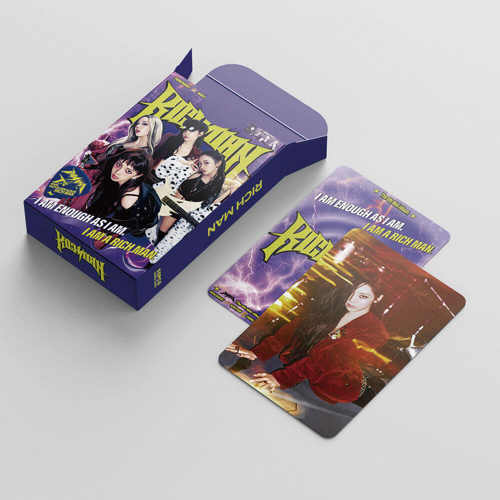 LINXX 55 Chiếc Aespa 6th Mini Album Người Giàu Lomo Cards Kpop Nhóm Cô Gái Người Hâm Mộ Sưu Tập Photocards Hàng Hóa Quà Tặng