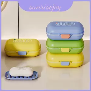 Hộp xà phòng chống nước bằng nhựa có nắp đậy Dụng cụ sắp xếp du lịch cho phòng tắm và hành lý