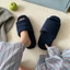Thường Ngày Bốn Mùa Dép Nam Nữ Có Thể Giặt Dép Cotton Im Lặng Cặp Đôi Trong Nhà Thấm Hút Mồ H