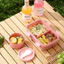Hộp nhựa Bento hợp thời trang với nhiều ngăn và hộp đựng súp cho bữa trưa hàng ngày