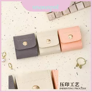 Dụng cụ sắp xếp trang sức cổ điển có chất liệu da cho du lịch và