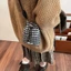phiên bản Hàn Quốc mới đa năng kẻ sọc mini xô túi niche túi đeo chéo túi đeo vai túi đựng điện t
