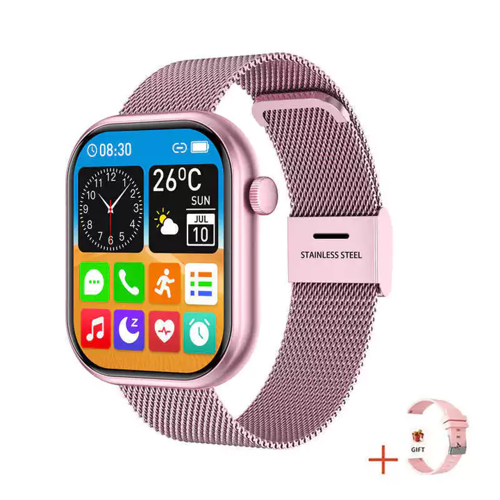 Vòng đeo tay đồng hồ thông minh G20 Màn hình lớn 2.01 Đồng hồ Bluetooth thể thao SOS Nhịp tim Vòng đeo tay đơn giản – 3