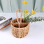 Giỏ dệt bằng gỗ bền bỉ cho dao kéo nhà bếp và lưu trữ giải pháp gia đình