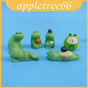 Ếch Thủ Công Nhựa Tượng Trang Trí Bể Cá Cảnh Nước Bộ Sưu Tập Phụ Kiện Cho