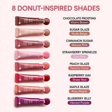 Sản phẩm mới - Son dưỡng môi ANEIGE Lip Gloss Lip Essence Donut Colored Lip Balm