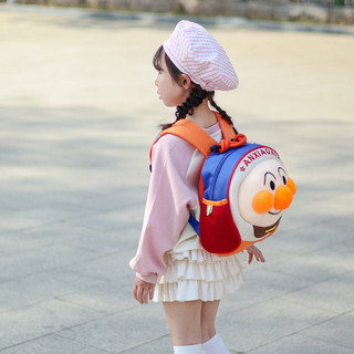 Ba lô Anpanman Kids có họa tiết hoạt hình và chất liệu thoáng khí để sử dụng hàng ngày