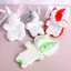 Con rối Đồ chơi sang trọng bằng tay thỏ dễ thương có làm đầy mềm cho trẻ sơ sinh và quà tặng ý tưởng cho trẻ mới biết đi