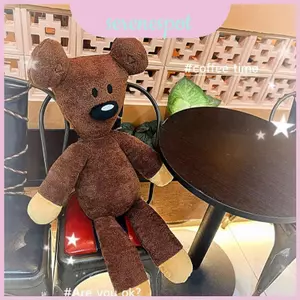 Đồ chơi nhồi bông Mr Bean Teddy có chất liệu tóc ngắn để trang trí phòng chơi và phòng ngủ